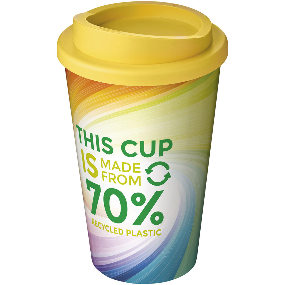 Brite-Americano® Eco 350 ml geïsoleerde beker - kopen of bedrukken - geel
