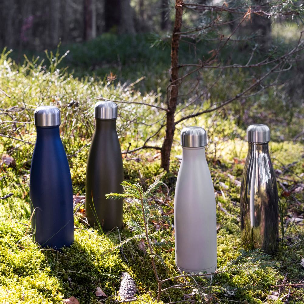 Sagaform Nils stalen fles gepoedercoat 500 ml