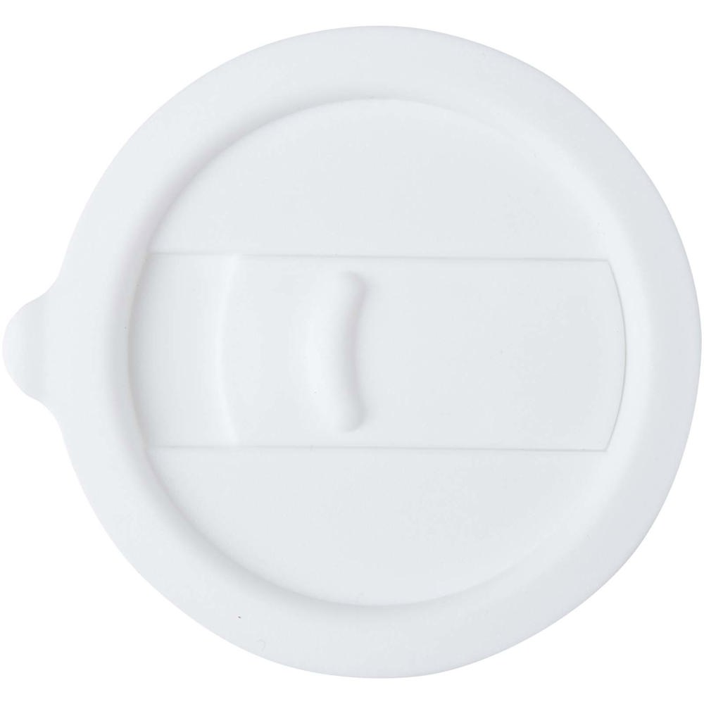 Java 330 ml beker van keramiek met siliconen wikkel en plastic deksel