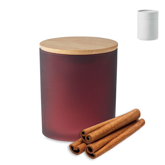 KEOPS MEDIUM - Plantaardige waskaars 200 gr - kopen of bedrukken - bordeaux