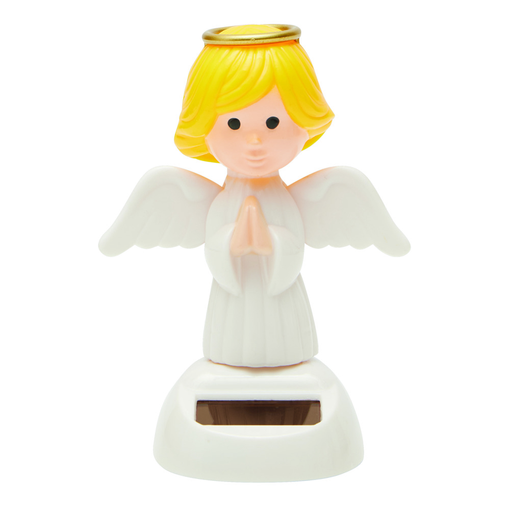 SANTA - Solar kerstman - met logo of onbedrukt bestellen - wit / ANGEL