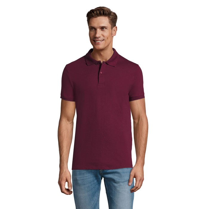 PERFECT MEN - PERFECT HEREN Polo 180g - voor bedrijven en relatiegeschenken - Burgundy