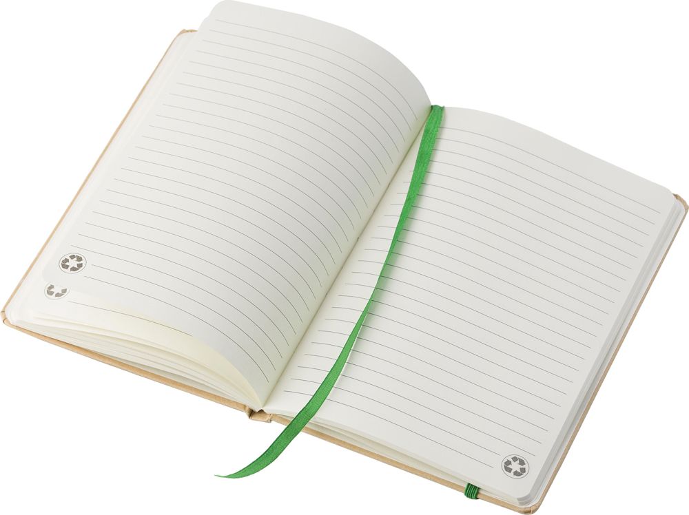 Gerecycled papieren notitieboek (A5) Gianni Original