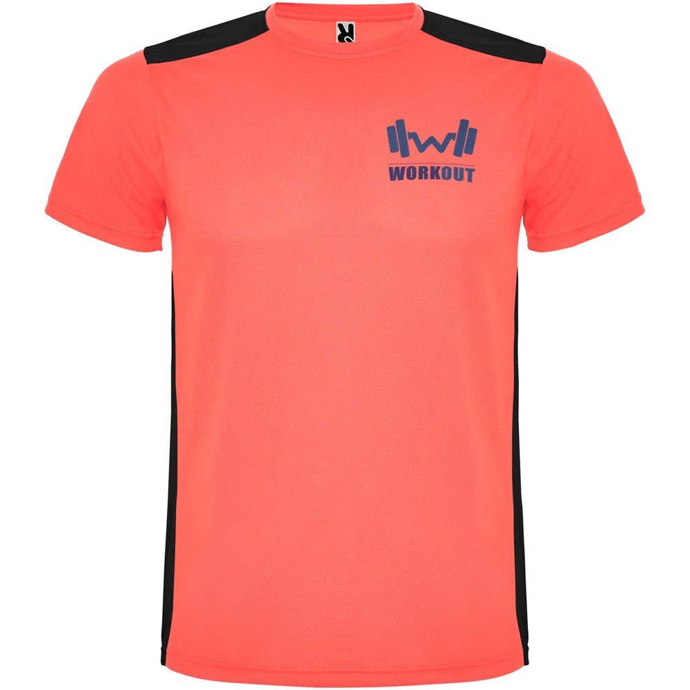 Detroit 130 g/m² unisex sportshirt met korte mouwen