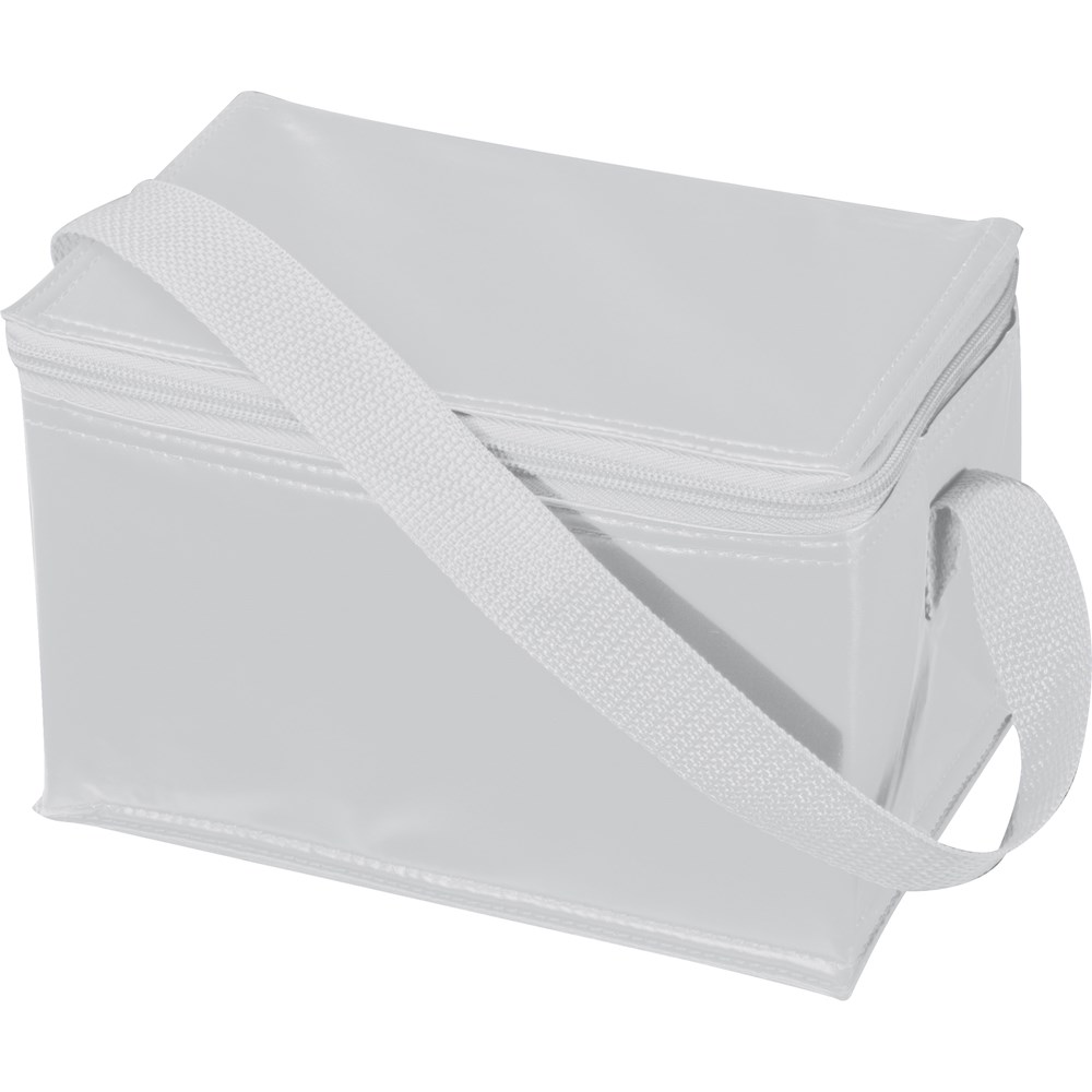 Koeltas voor 6 blikjes van 0,33 cl - voor bedrijven en relatiegeschenken - Wit