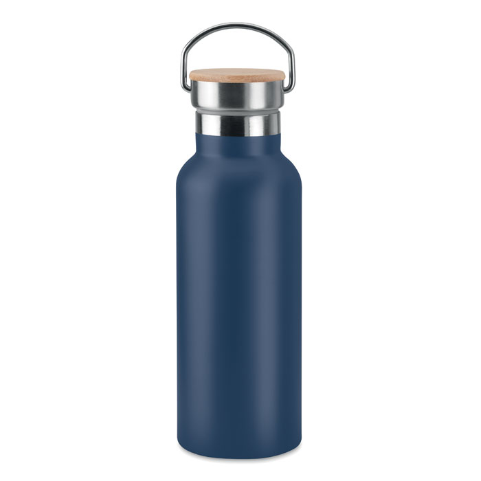 HELSINKI - Dubbelwandige fles 500ml - voor bedrijven en relatiegeschenken - Marineblauw