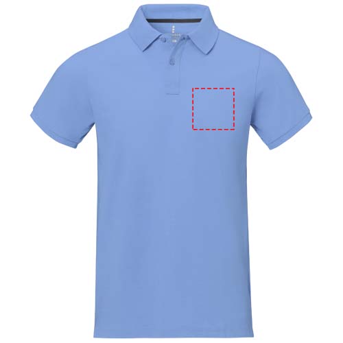 Calgary 200 g/m² herenpolo met korte mouwen
