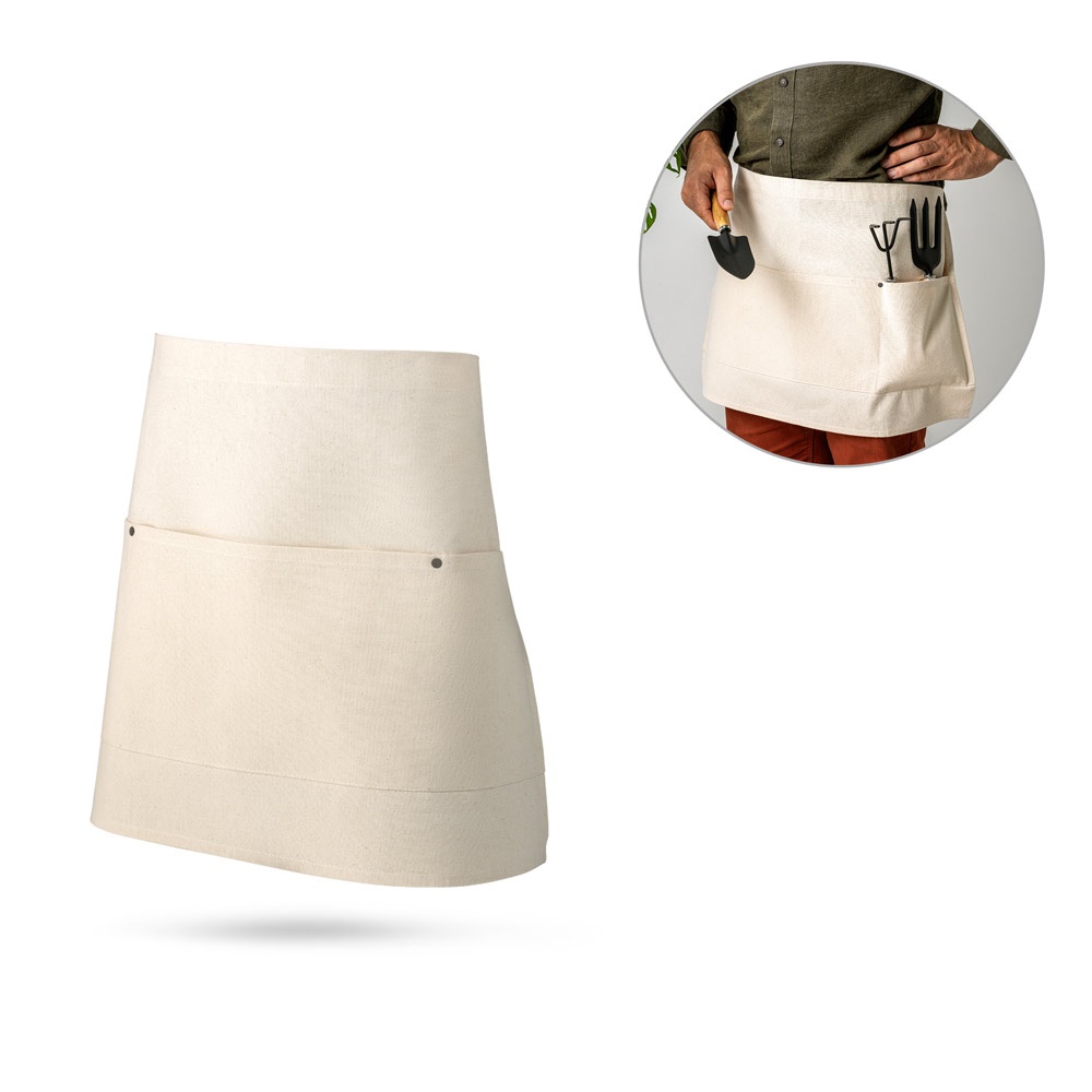 CHICORY. Multifunctioneel schort in canvas katoen (260 g/m²) - voor bedrijven en relatiegeschenken