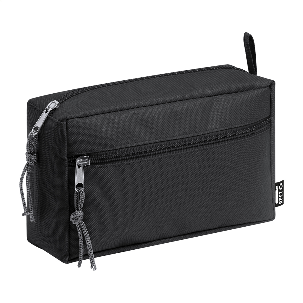 Cosmax - RPET-make-up tas - kopen of bedrukken - Zwart