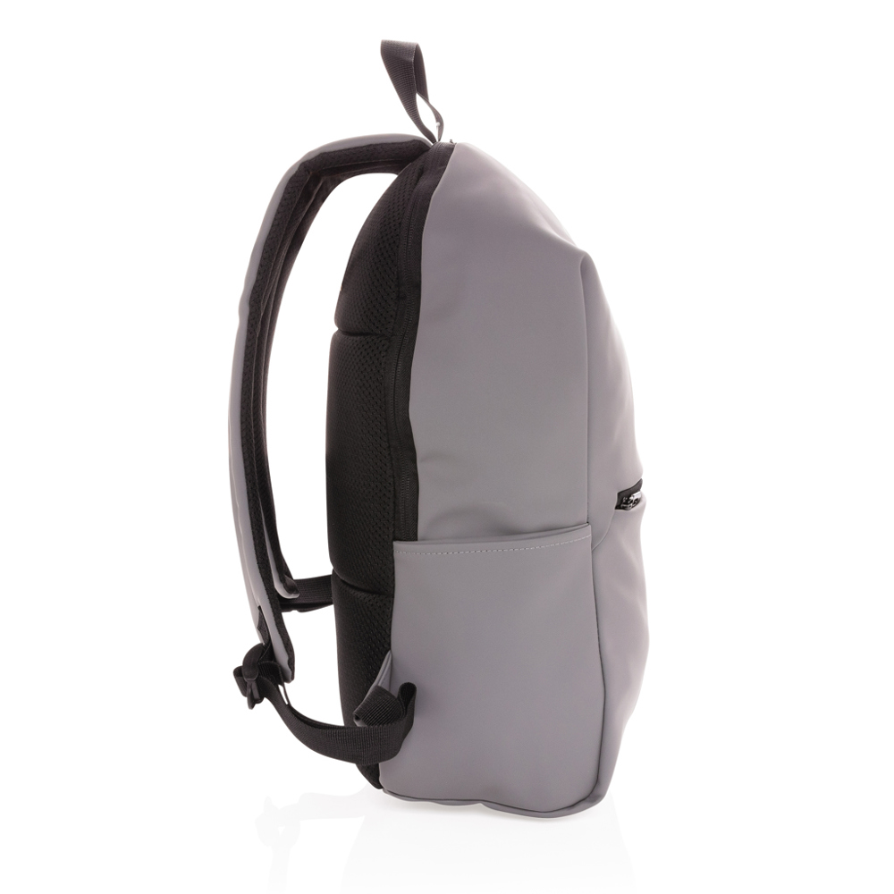 Smooth PU 15.6" laptop rugzak PVC-vrij