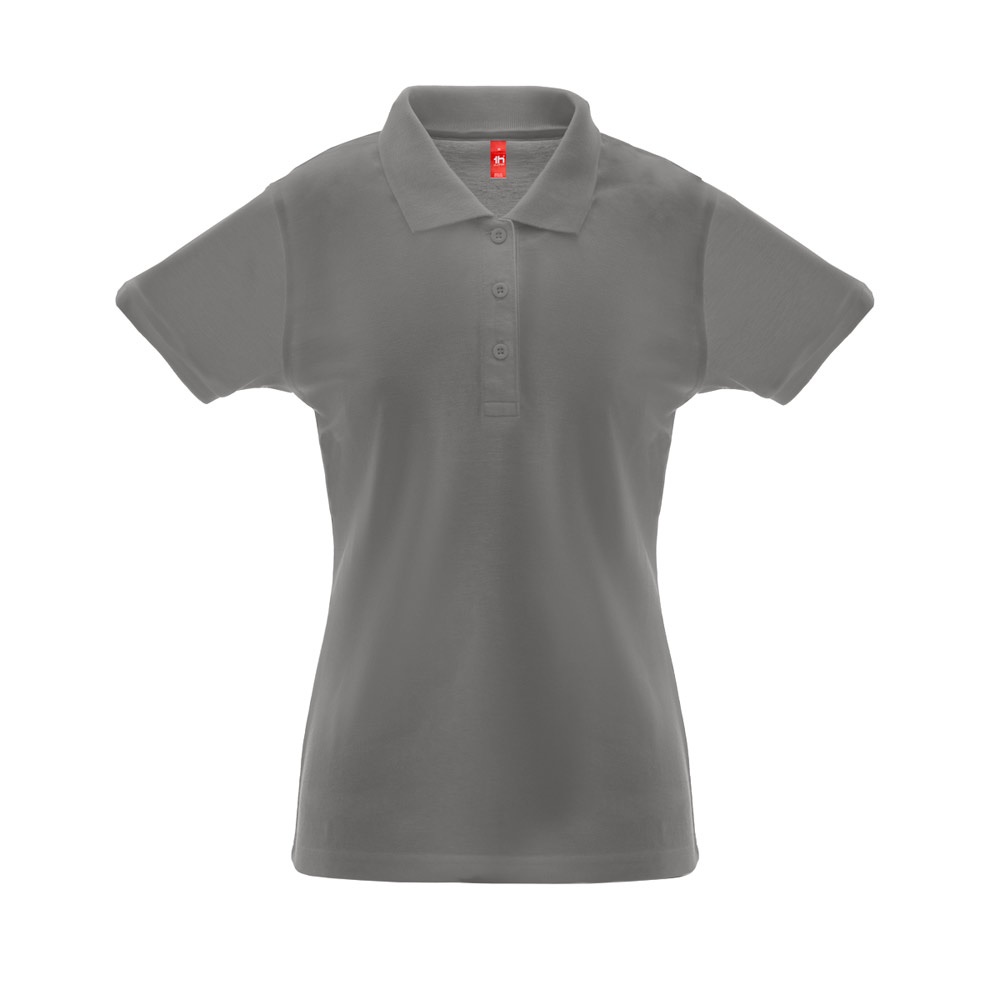THC BERLIN WOMEN. Dames poloshirt - bedrukt of onbedrukt verkrijgbaar - Grijs