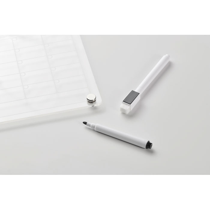 PLANIT - Magnetische acryl planner - voor bedrijven en relatiegeschenken