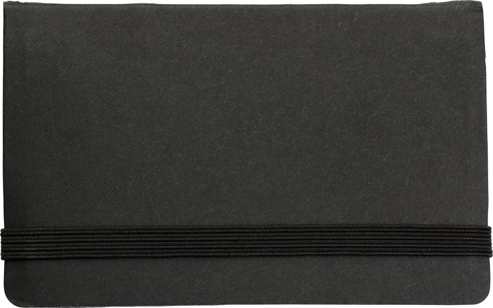 Kartonnen memoboekje Bjorn - kopen of bedrukken - Zwart