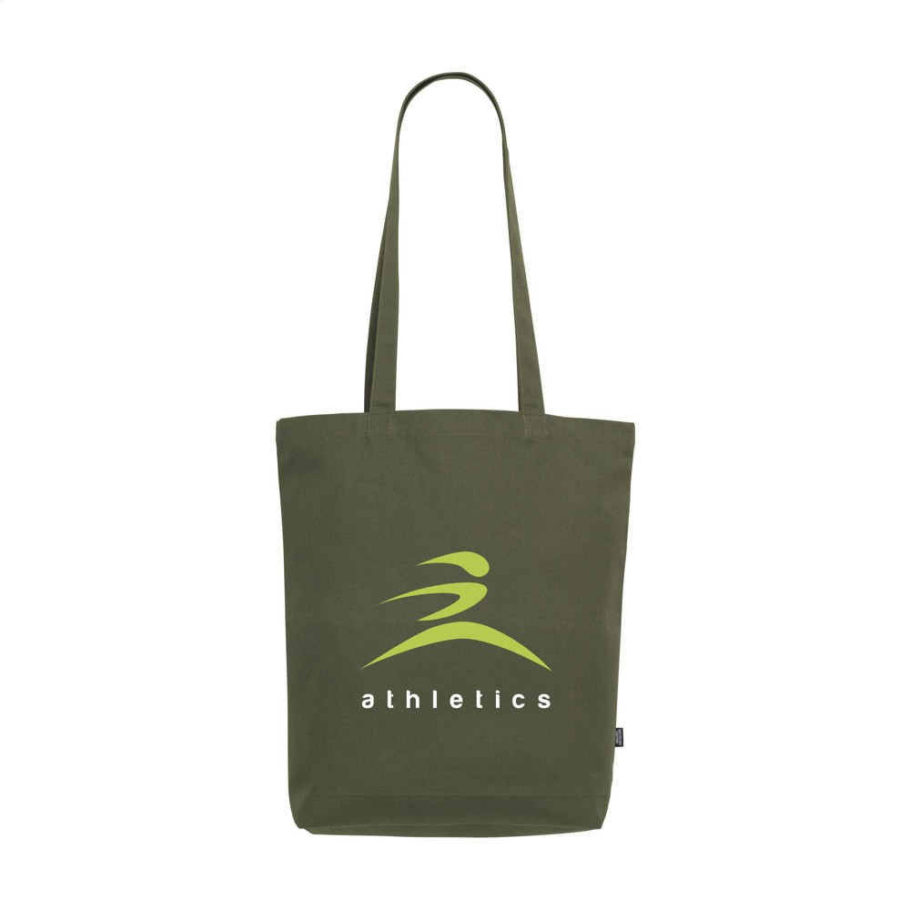 GRS Recycled Canvas Bag Colour (260 g/m²) - olijfgroen (± PMS 7763C)