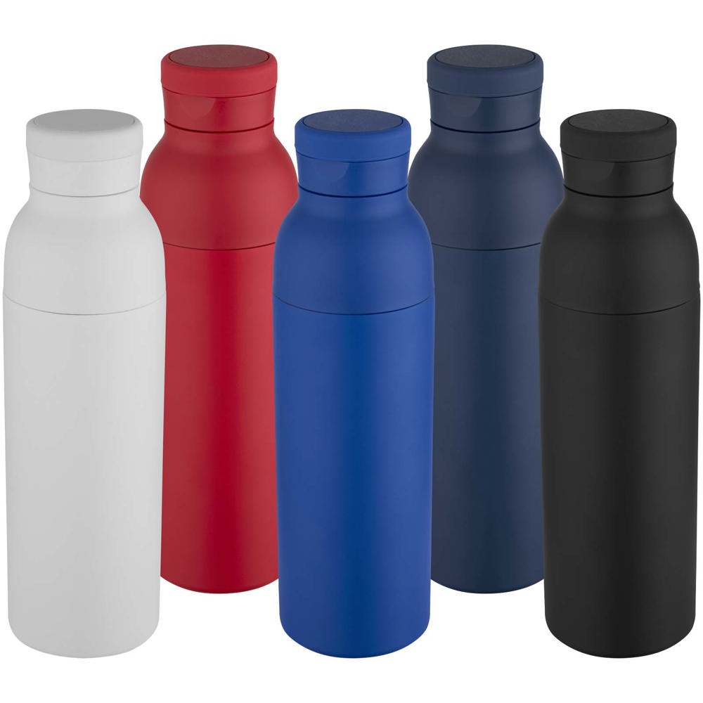 Illuminate 650 ml RCS gerecyclede roestvrijstalen dubbelwandige geïsoleerde waterfles