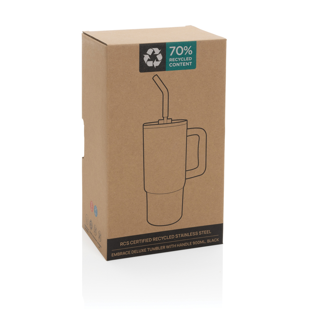 Embrace deluxe RCS recycled RVS drinkbeker 900ml