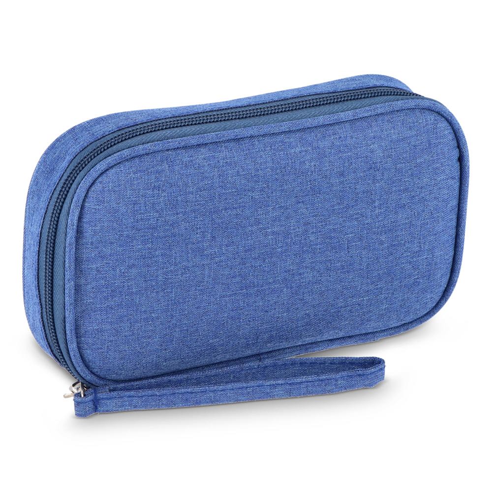 rPET 300D Kora organizer tas - met logo of onbedrukt bestellen - blauw