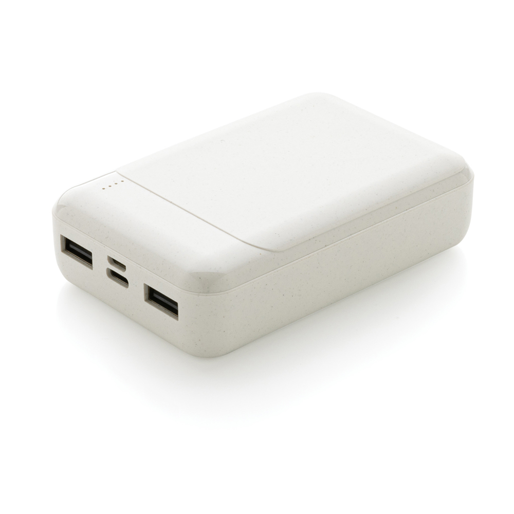 RCS standaard recycled plastic 10.000 mAh powerbank