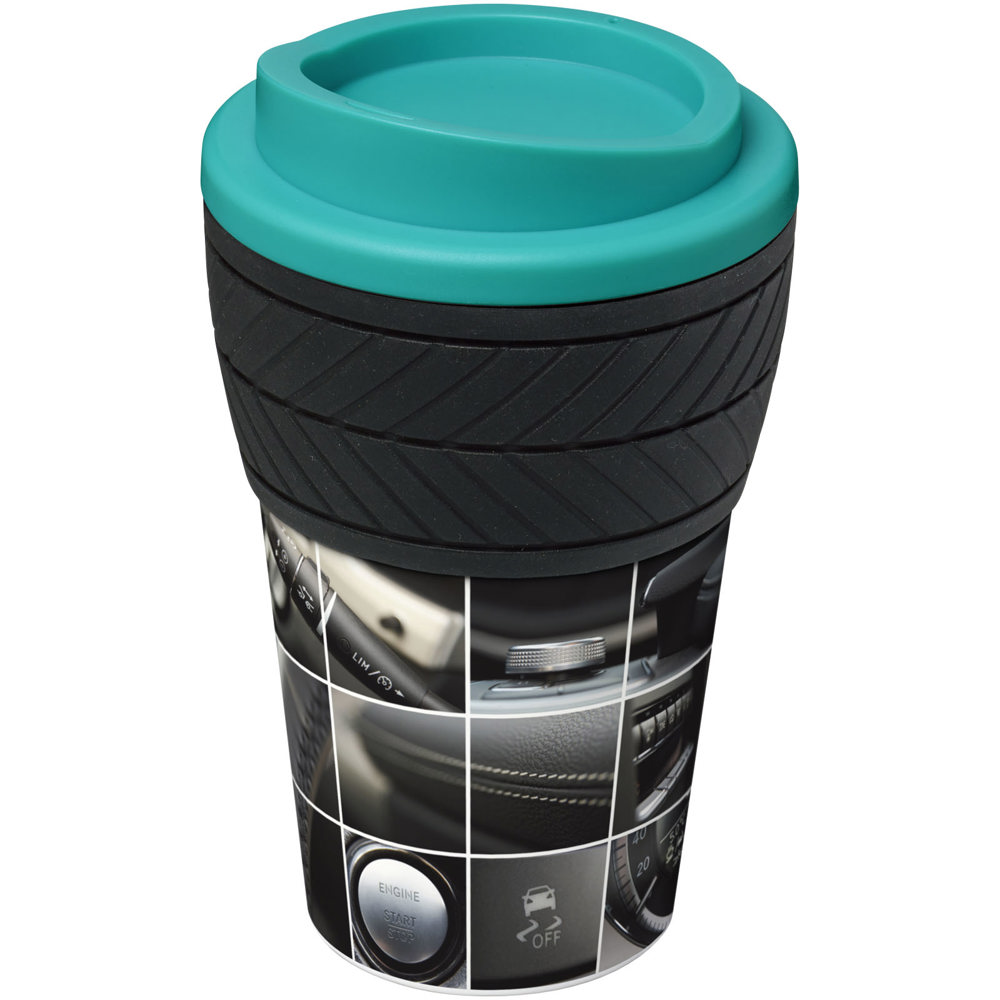 Brite Americano® tyre 350 ml geïsoleerde beker - bedrukt of onbedrukt verkrijgbaar - Aqua