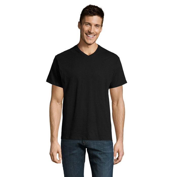 VICTORY - VICTORY heren t-shirt 150g - met logo of onbedrukt bestellen - Diep Zwart