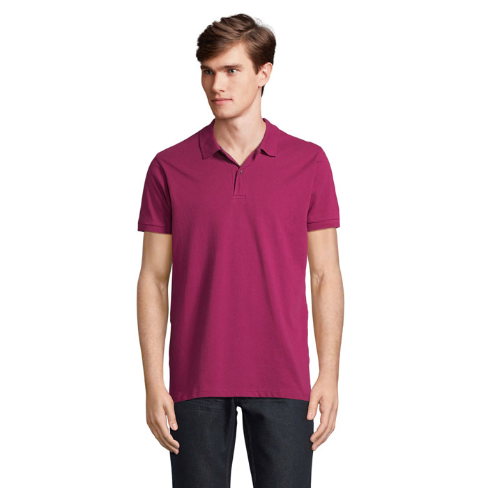 PLANET MEN - PLANET HEREN Polo 170g - kopen of bedrukken - Astral Purple