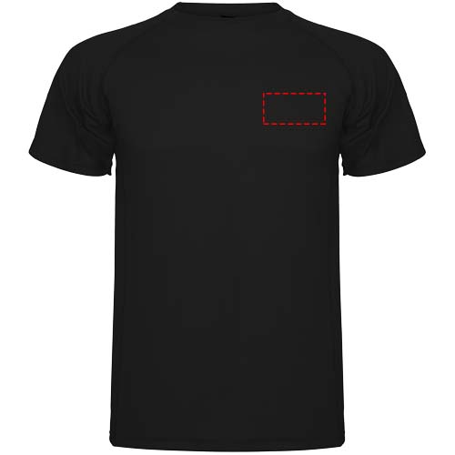 Montecarlo 150 g/m² sportshirt met korte mouwen voor kinderen