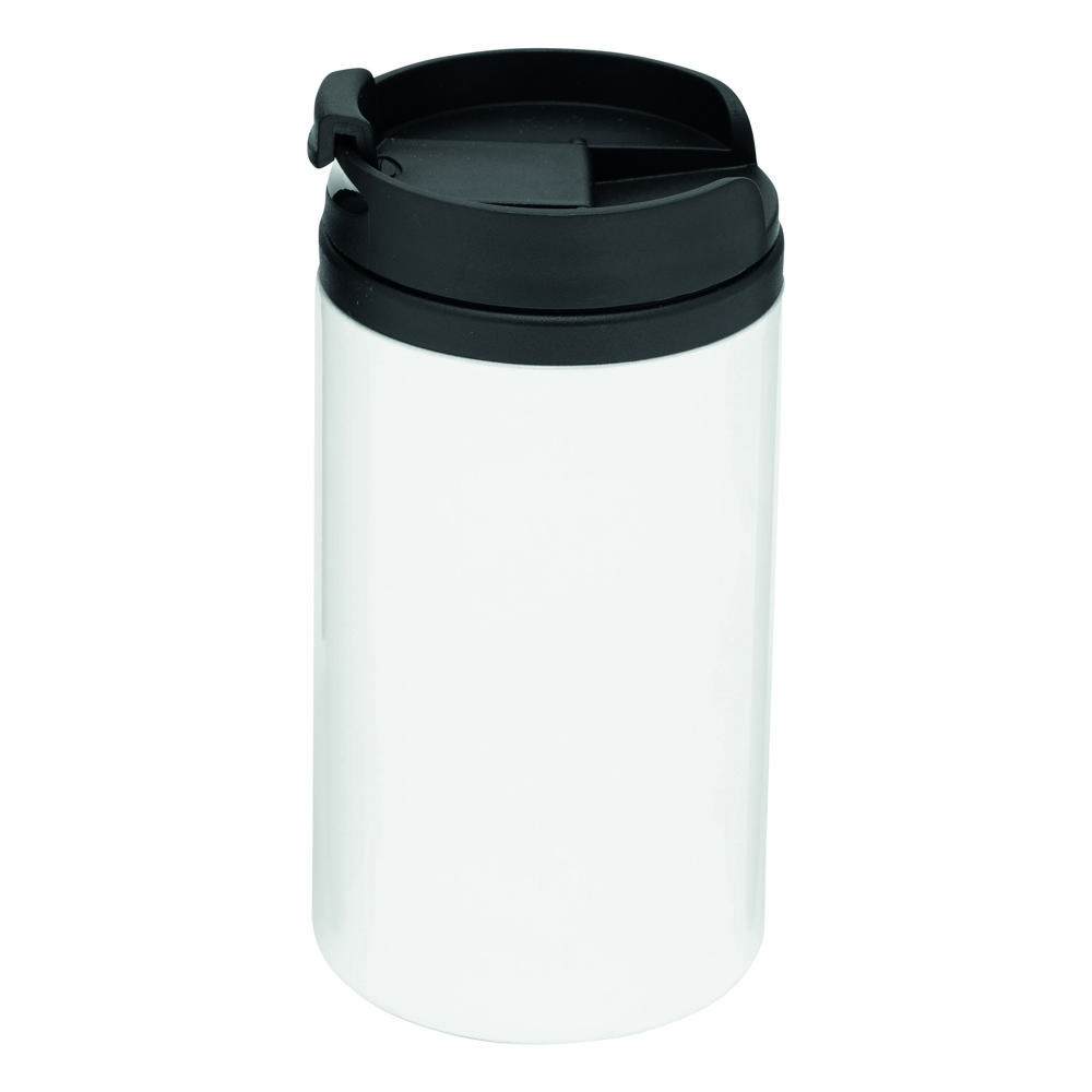 TAKE FAST - Dubbelwandige isoleerbeker - voor bedrijven en relatiegeschenken - wit