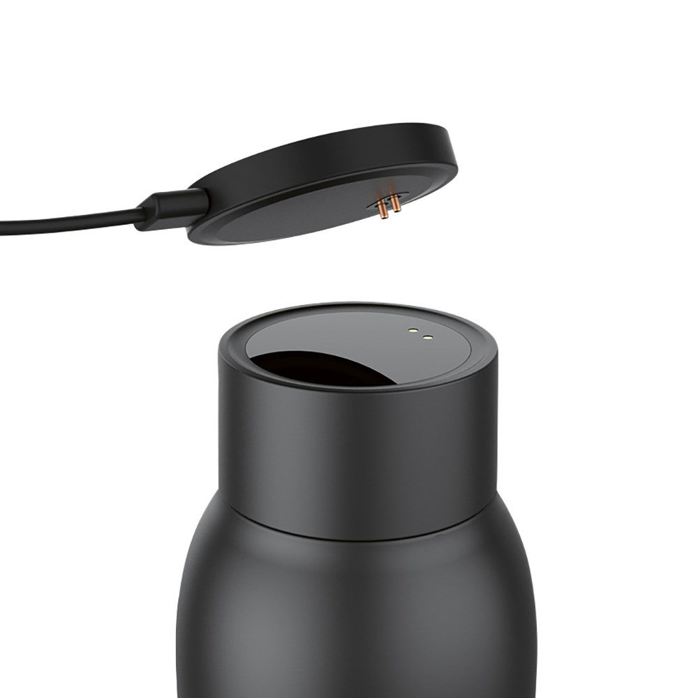 La Plata Fles Gerecycled Roestvrij Staal 650 ml - Zwart