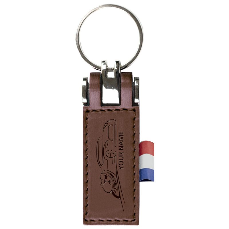Sleutelhanger P02510F, Leder - voor bedrijven en relatiegeschenken