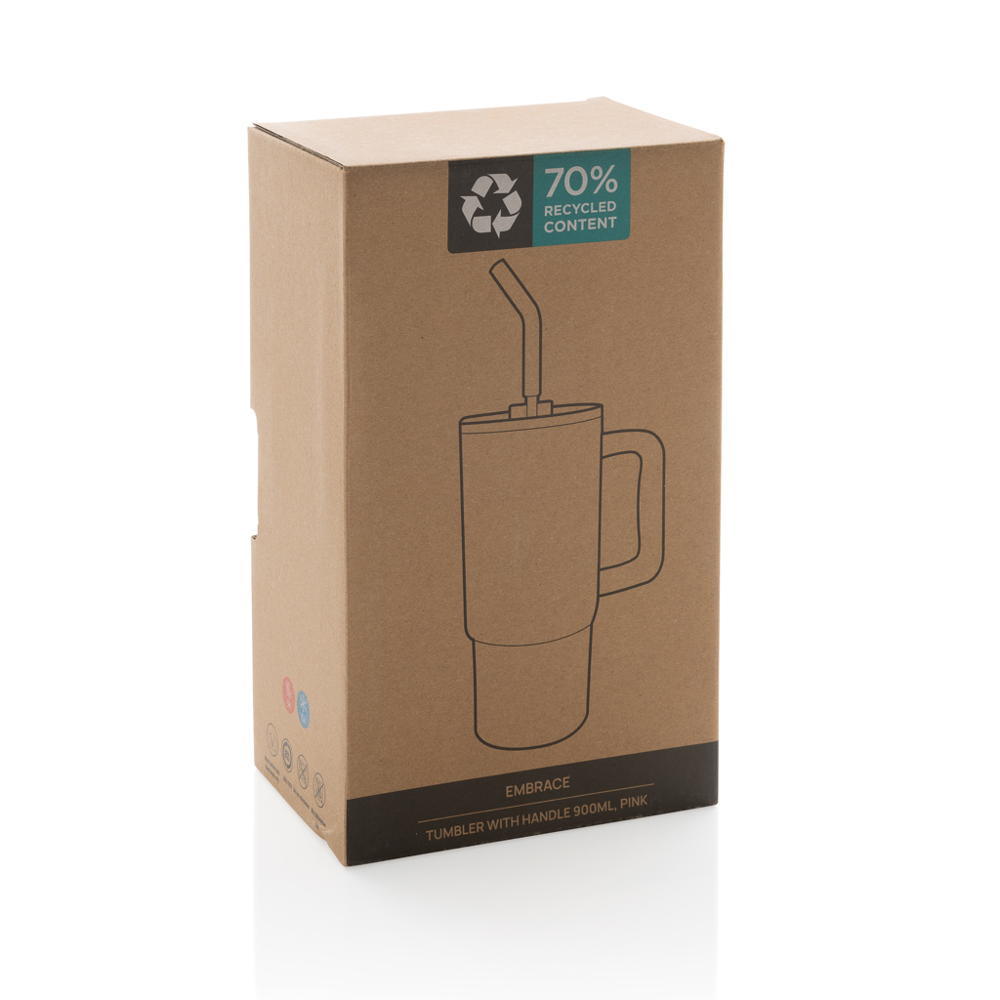 Embrace deluxe RCS recycled RVS drinkbeker 900ml