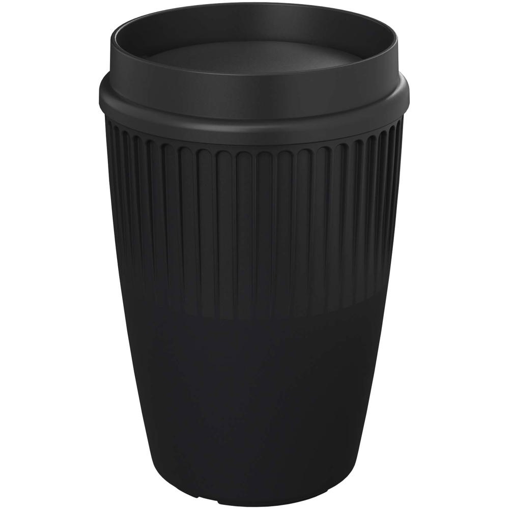 Cirrus POP 350 ml beker met 360° deksel - Zwart