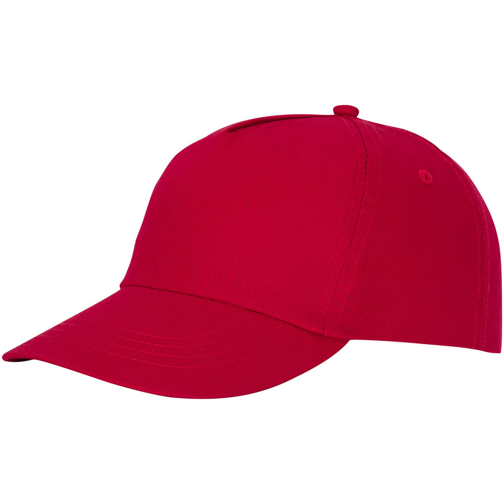 Feniks 5 panel cap - met logo of onbedrukt bestellen - rood