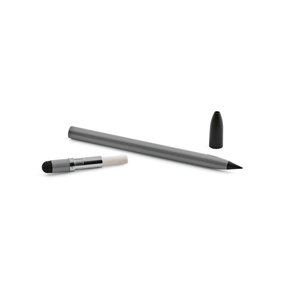 Voltaire Inktloze Pen Gerecycled Aluminium - Zilver