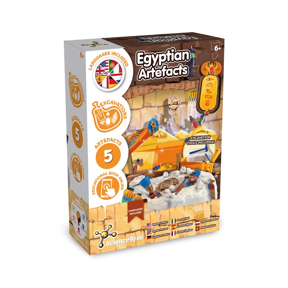 Ancient Egypt Excavation Kit I. Educatief spel voor kinderen - voor bedrijven en relatiegeschenken
