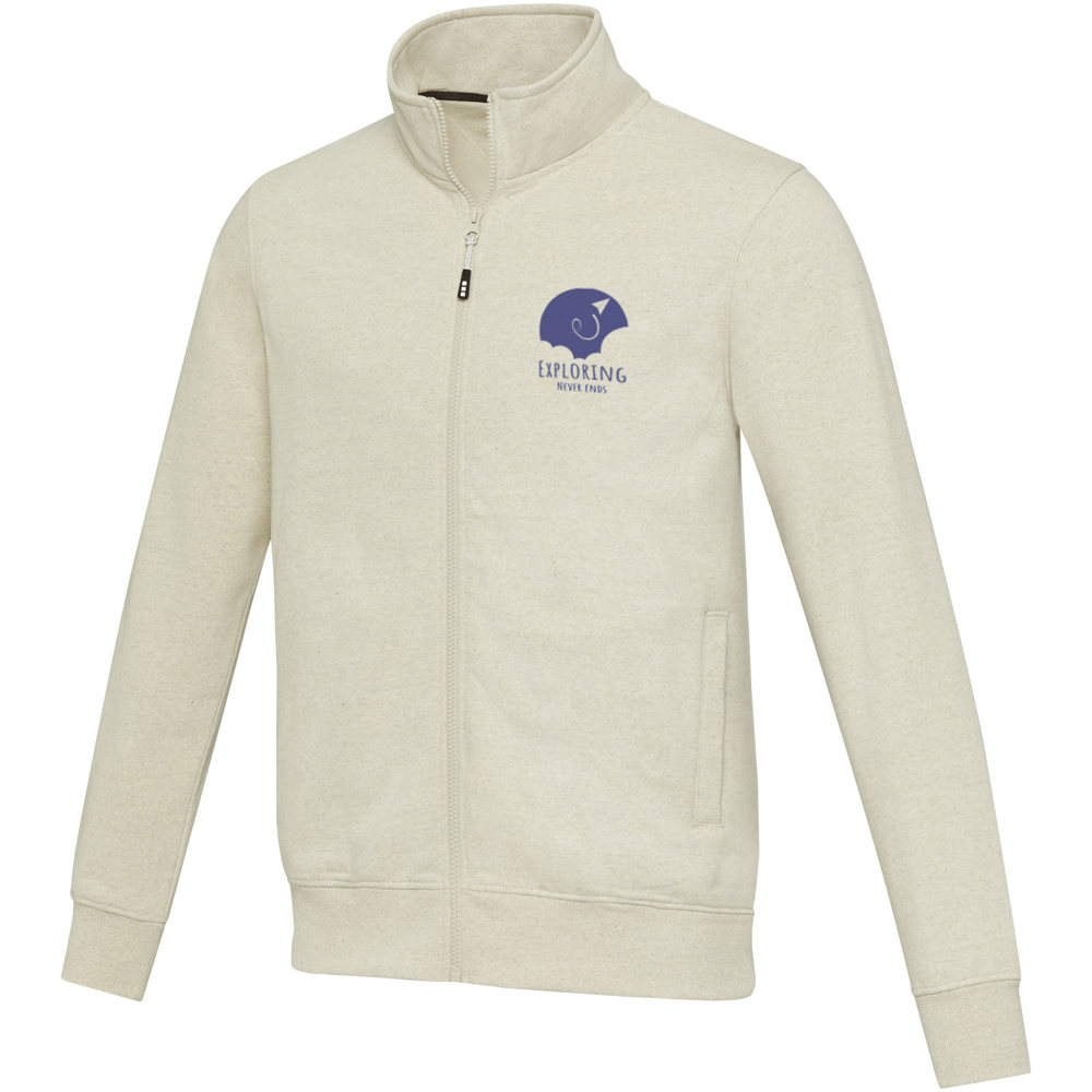 Galena 320 g/m² unisex Aware™ gerecyclede trui met volledige rits