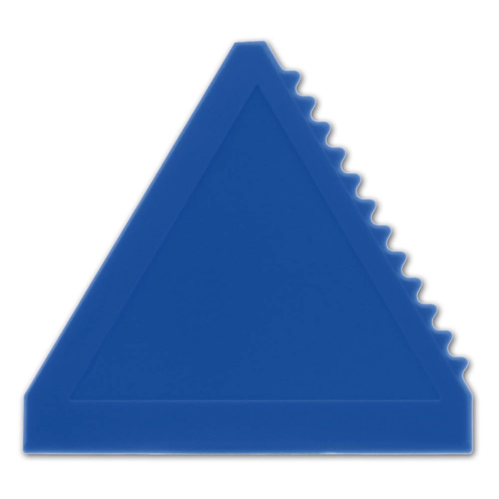 Ijskrabber driehoek - bedrukt of onbedrukt verkrijgbaar - blauw