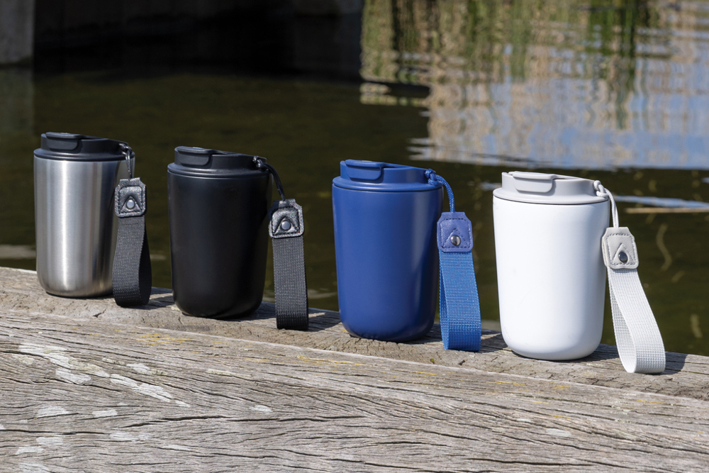 Cuppa RCS gerecycled rvs vacuümbeker met koord
