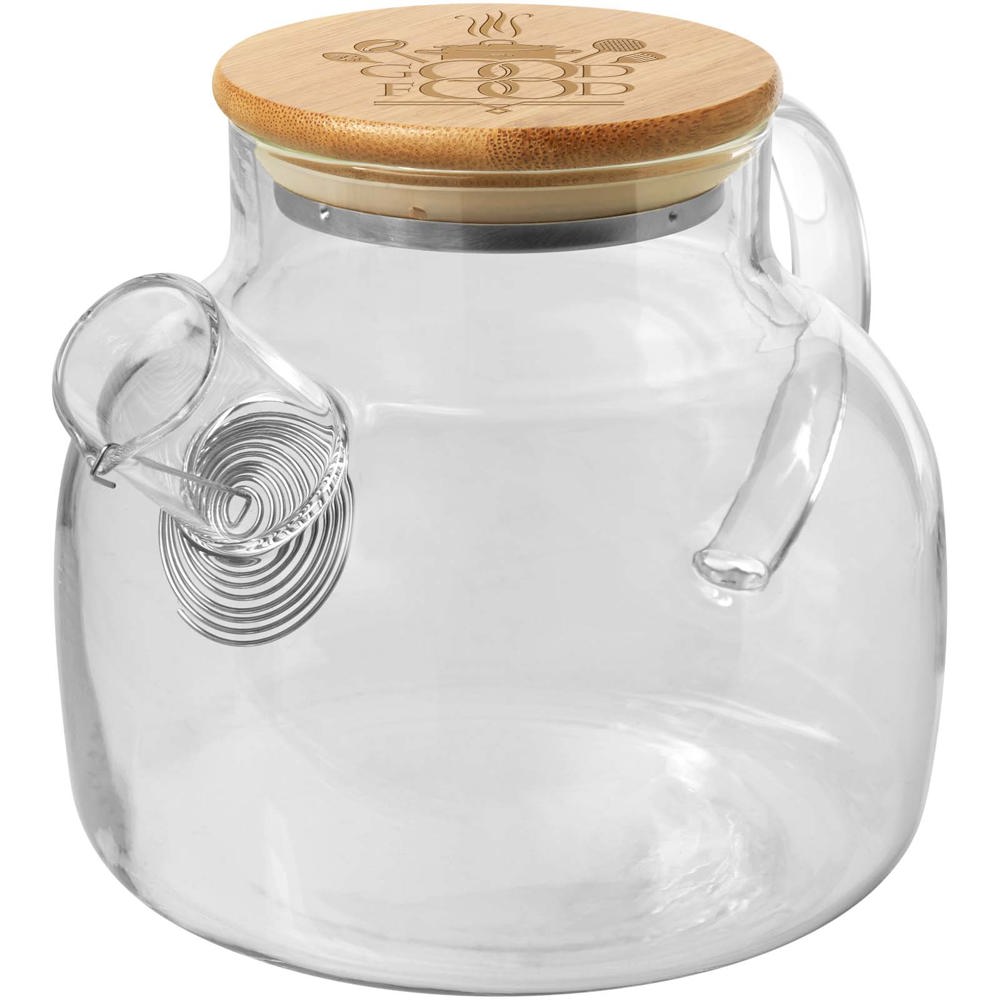 Zen theepot met zeef en bamboe deksel