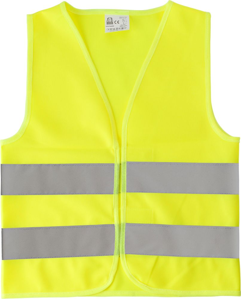 Polyester (75D) kinderveiligheidsvest Clara - bedrukt of onbedrukt verkrijgbaar
