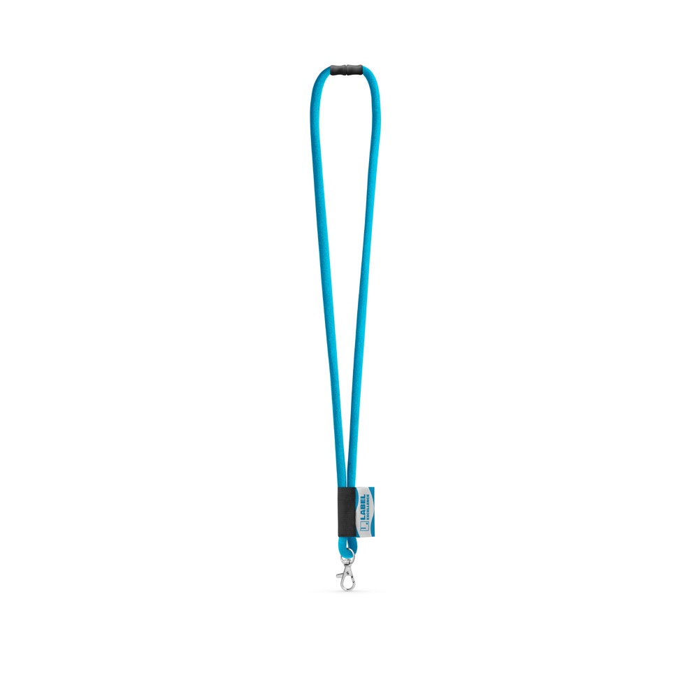 WISBECH. Op maat gemaakte polyamide lanyard - voor bedrijven en relatiegeschenken - 304 - Licht blauw