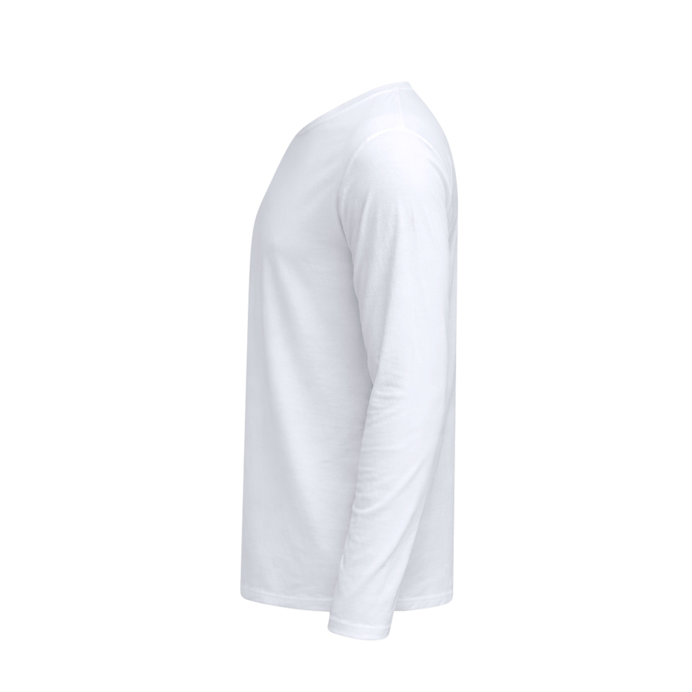 Wit T-Shirt Volwassene Iconic Long Sleeve T