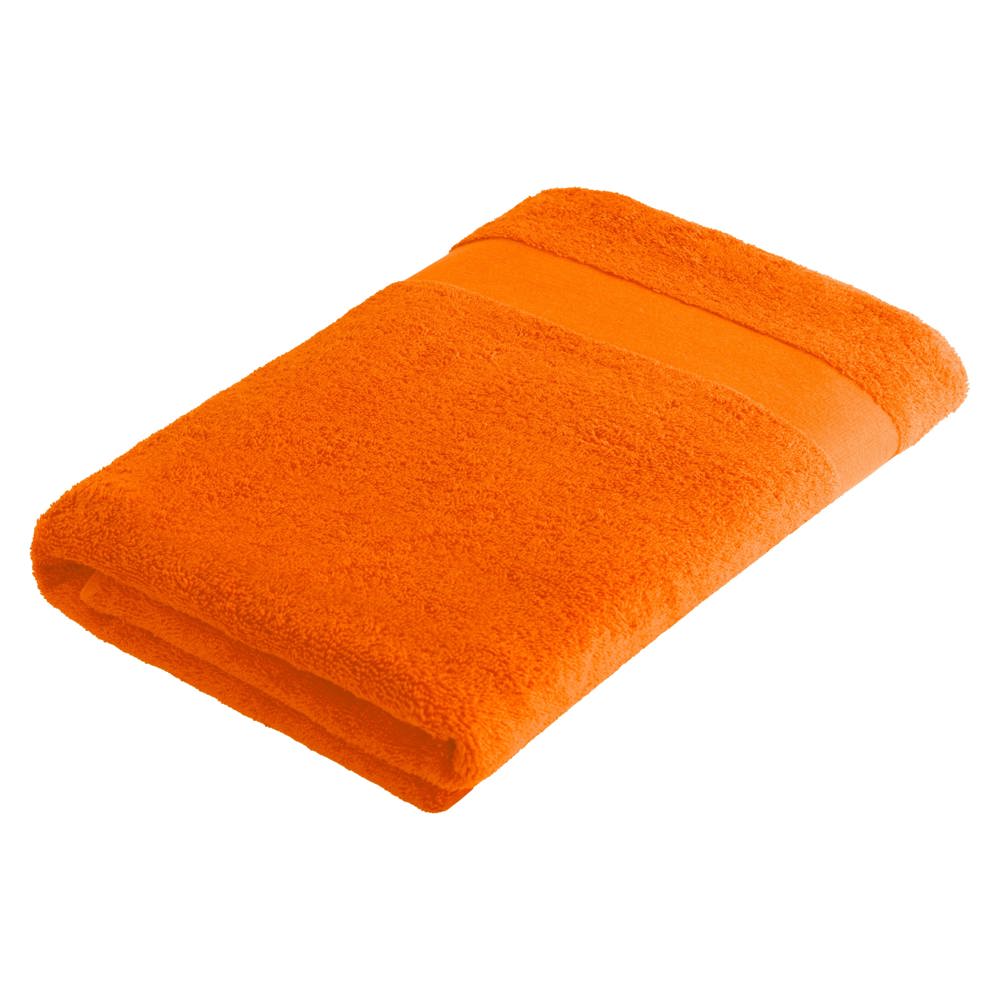 Sophie Muval handdoek 140x70 cm, 450 gr/m² - met logo of onbedrukt bestellen - Oranje (PMS 165c) / Oranje