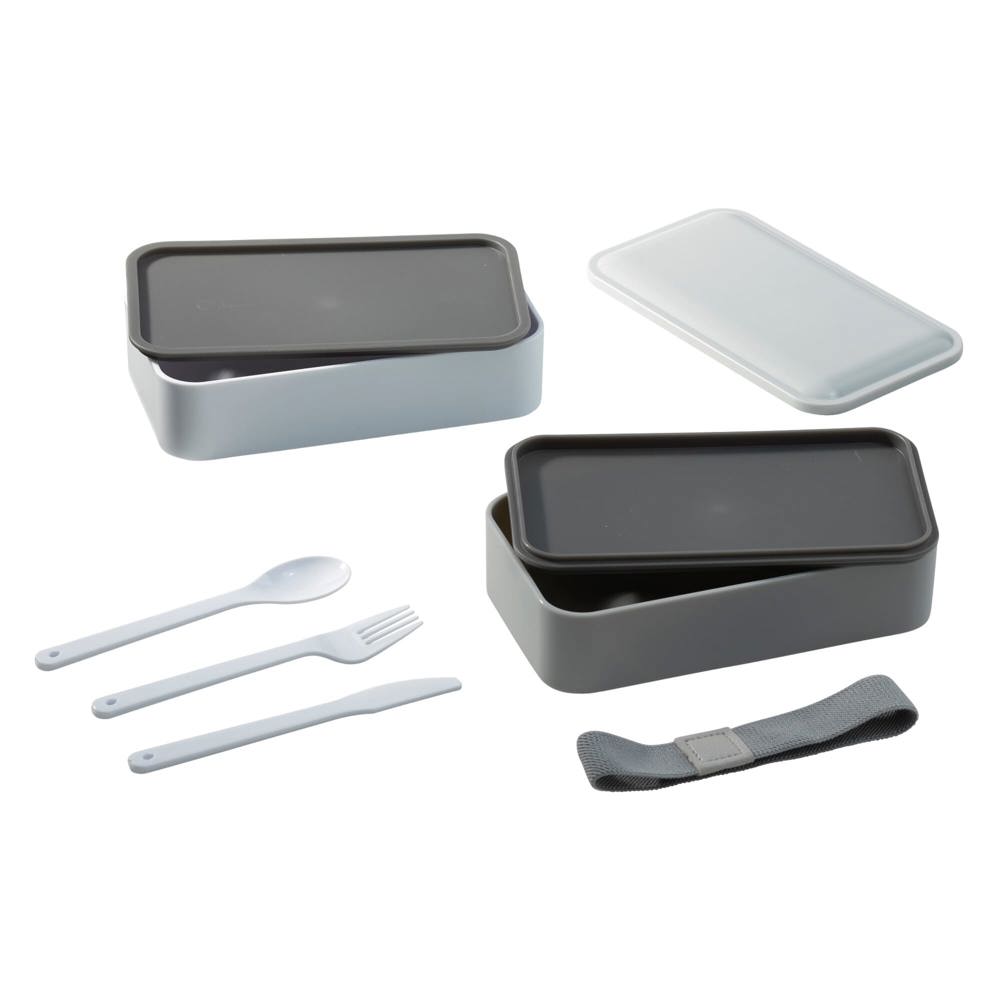 Lunchbox Bento met bestek 1250ml