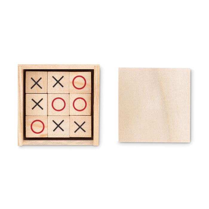 TIC TAC TOE - Houten boter-kaas-eieren