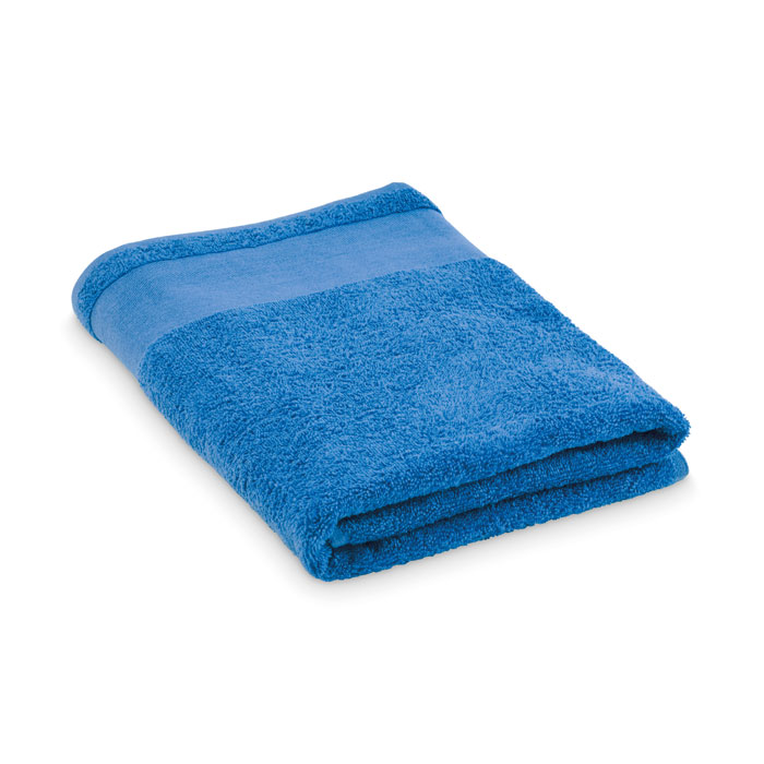 ISLAND 70 - Katoenen badhanddoek - voor bedrijven en relatiegeschenken - blauw