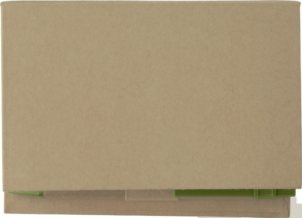 Kartonnen memoblaadjeshouder Glenn
