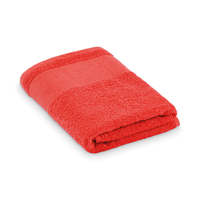 ISLAND 50 - Katoenen handdoek - met logo of onbedrukt bestellen - Rood