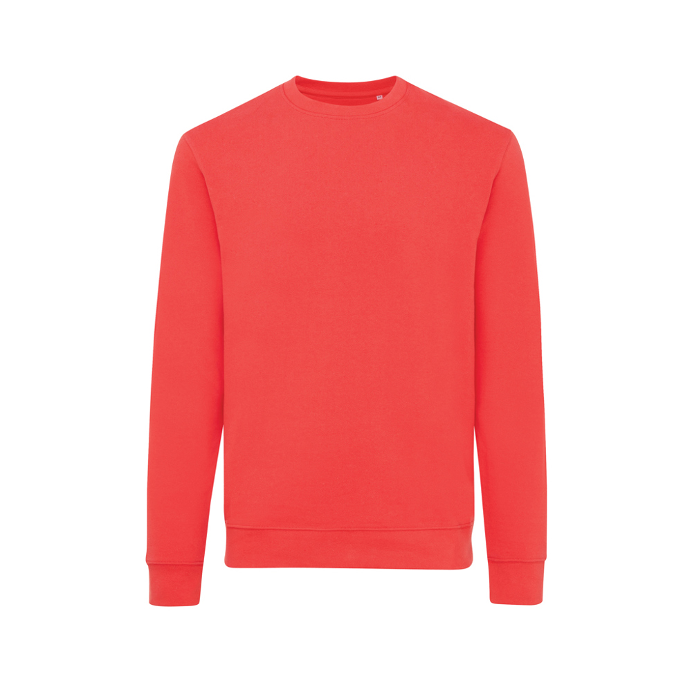 IQONIQ Zion gerecycled katoen sweater - voor bedrijven en relatiegeschenken - luscious red (± PMS 17-1663TCX)