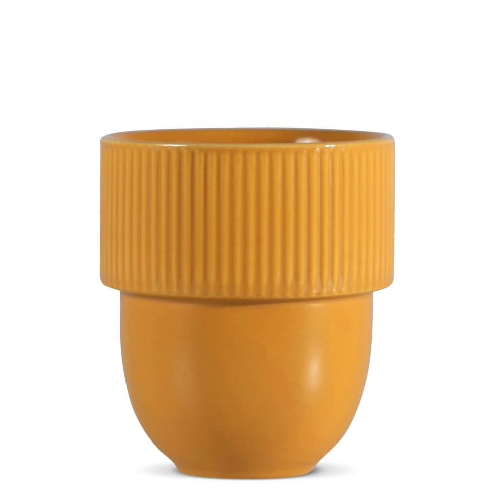 Sagaform Inka beker 270ml - voor bedrijven en relatiegeschenken - geel