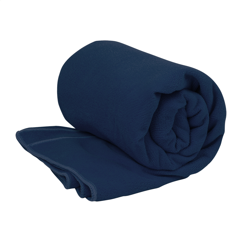 Gains - absorberende handdoek - met logo of onbedrukt bestellen - donker blauw